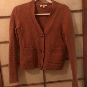 Madewell wool cardigan sweater